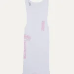 Chrome Hearts T-Bar Logo Ribbed Tank Top